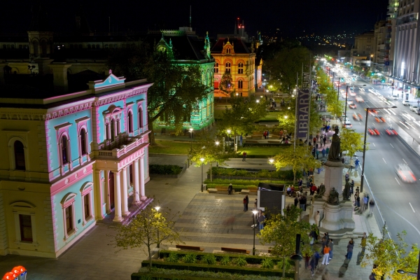 Ceremonial Boulevards such as North Terrace host a range of cultural and artistic experiences