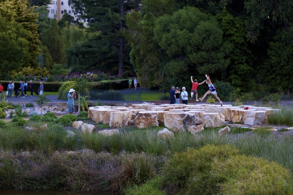 Green spaces provide places for people to meet and interact