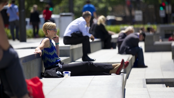 A consistent look and feel for the city encourages people to stay longer