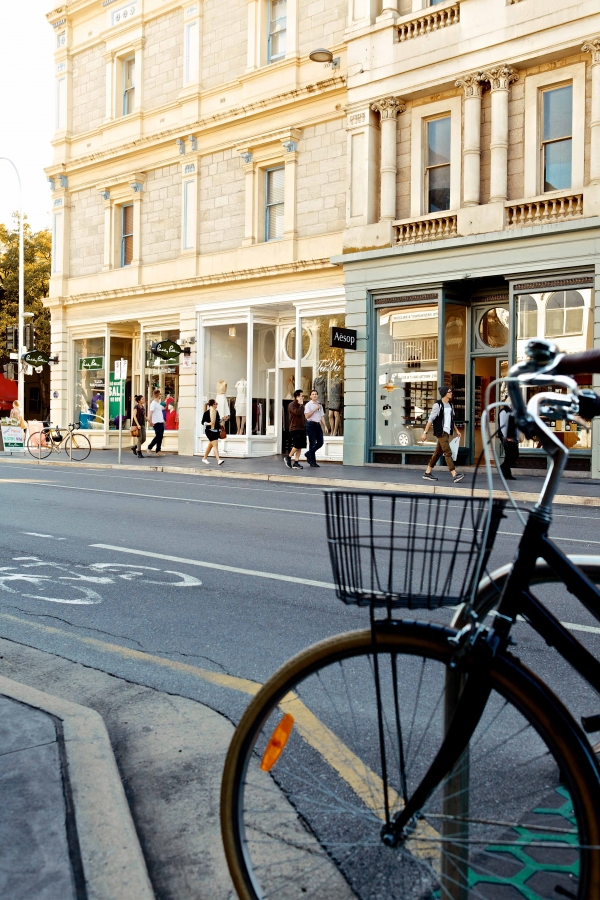 Rundle Street supports a bustling retail environment by catering for all types of movement