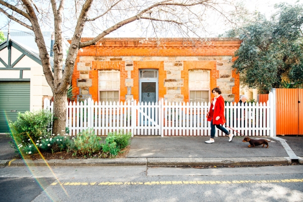 The south-east-west corners of the city have Small Streets and Laneways which are more residential and historic in character