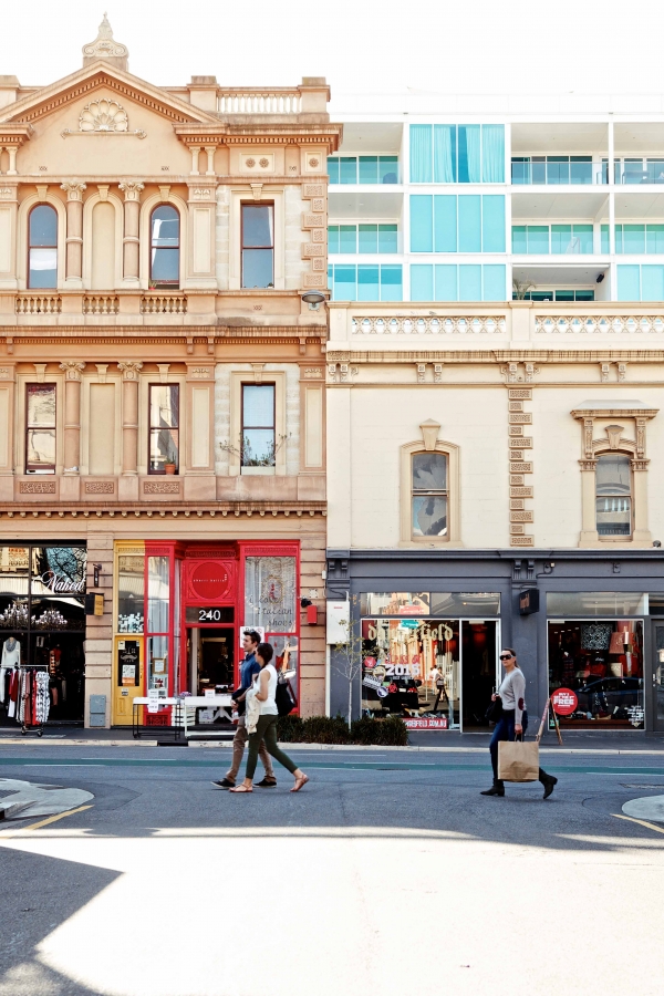 Carefully designed frontages can add to a city’s authenticity and character