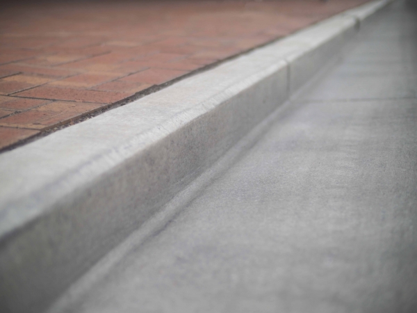 An example of insitu Concrete Kerb and Watertable materials