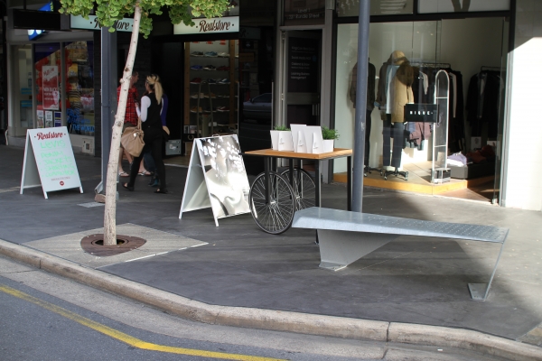 Tree pits are an example of Water Sensitive Urban Design by capturing stormwater from hard surfaces and delivering it into tree root systems